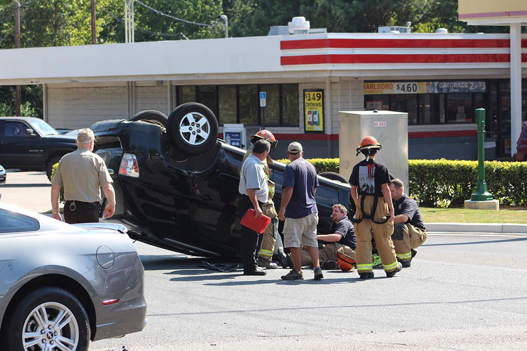 Car crash sends four to hospital