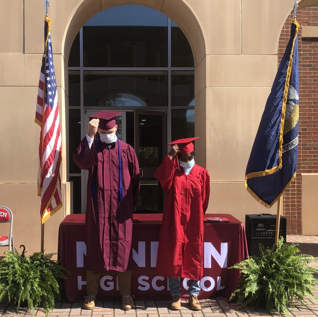 Minden High School holds graduation ceremony for seniors enlisting in