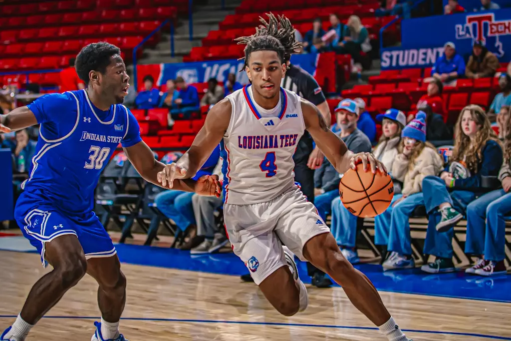 Men’s college basketball: Dudley’s late heroics lift Louisiana Tech past Indiana State